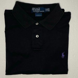 Ralph Lauren Men's Polo Shirt Black Color Size XL